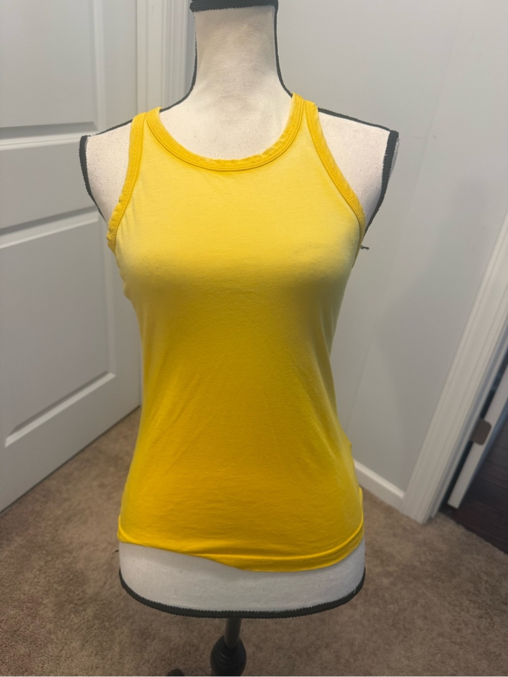 Cotton Citizen Yellow Supima Cotton Tank Top XS NWOT